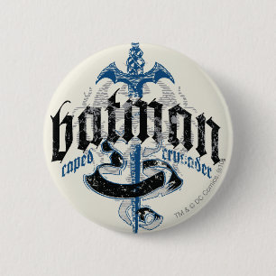 Batman   Name mit Sword-Logo Button