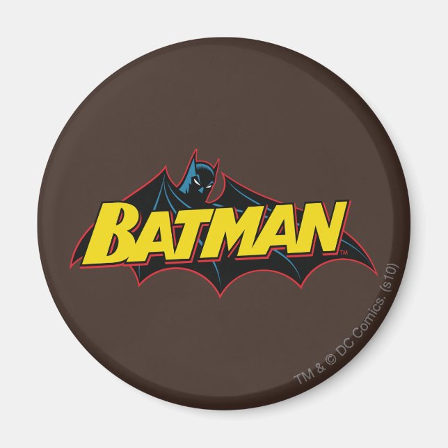 Batman | Old School Logo Magnet (Vorne)