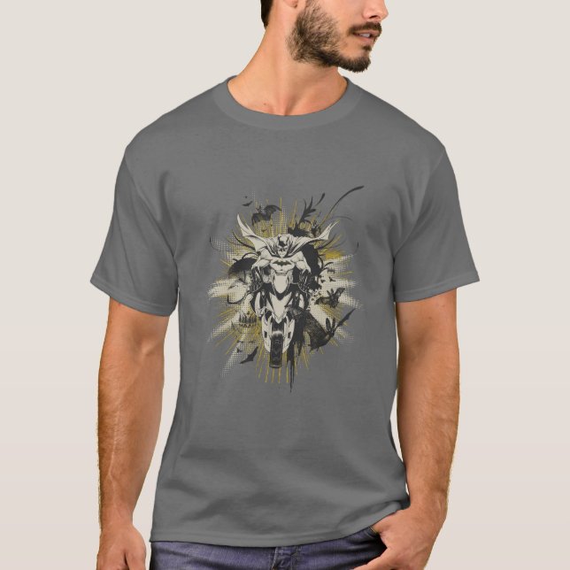 Batman on Bike T-Shirt (Vorderseite)