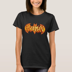 Batman   Orange Saisonale Logo T-Shirt
