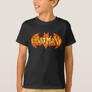 Batman   Orange Saisonale Logo T-Shirt