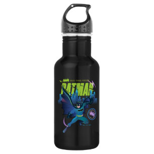 Batman "Own Your Power" City Graphic Edelstahlflasche