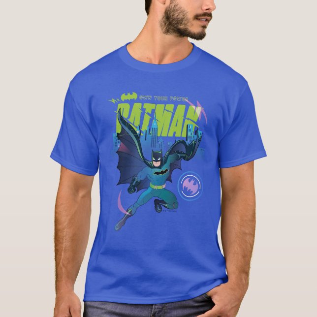 Batman "Own Your Power" City Graphic T-Shirt (Vorderseite)
