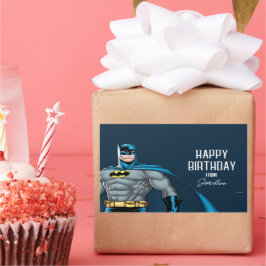 Batman Protector | Happy Holidays Rechteckiger Aufkleber