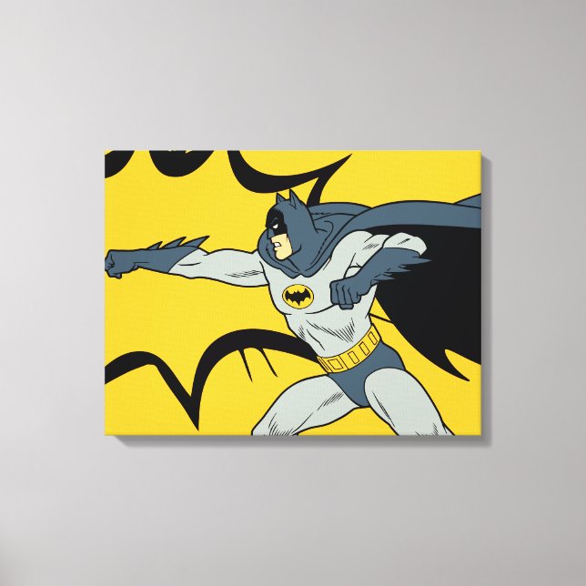 Batman Punch Leinwanddruck (Vorderseite)