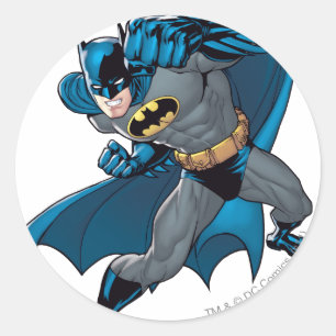 Batman Punch Runder Aufkleber