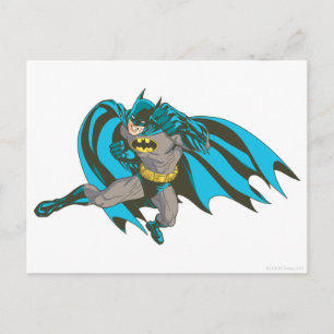 Batman Punching 1 Postkarte