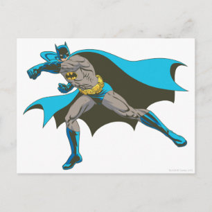 Batman Punching 2 Postkarte