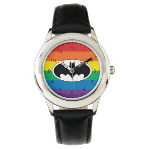 Batman Rainbow-Logo Armbanduhr