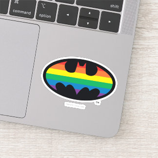 Batman Rainbow-Logo Aufkleber