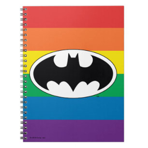 Batman Rainbow-Logo Notizblock