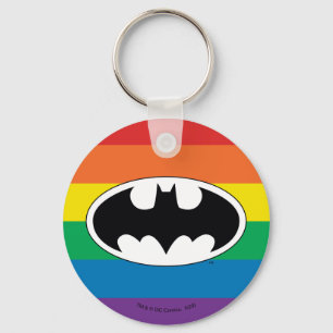 Batman Rainbow-Logo Schlüsselanhänger