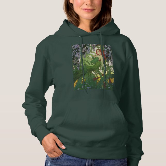 Batman Rebirth Poison Ivy Cover Illustration Hoodie (Vorderseite)