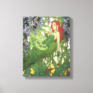 Batman Rebirth Poison Ivy Cover Illustration Leinwanddruck