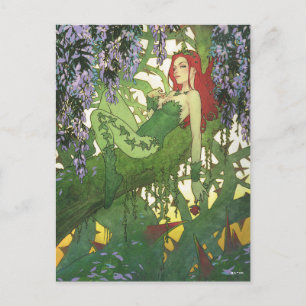 Batman Rebirth Poison Ivy Cover Illustration Postkarte