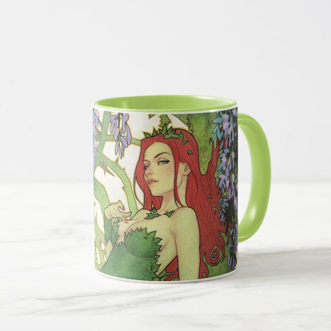 Batman Rebirth Poison Ivy Cover Illustration Tasse (VorderseiteRechts)