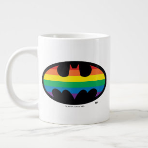 Batman-Regenbogen-Logo Jumbo-Tasse