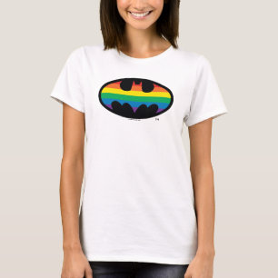 Batman-Regenbogen-Logo T-Shirt