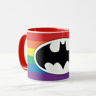 Batman Regenbogen-Logo Tasse