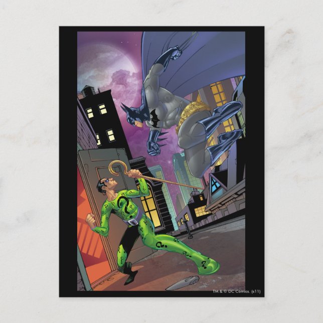 Batman - Riddler Postkarte (Vorderseite)