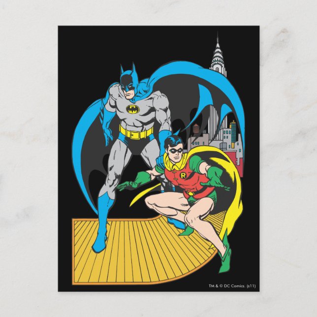 Batman & Robin Escape Postkarte (Vorderseite)