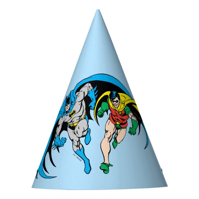 Batman & Robin Partyhütchen (Vorderseite)