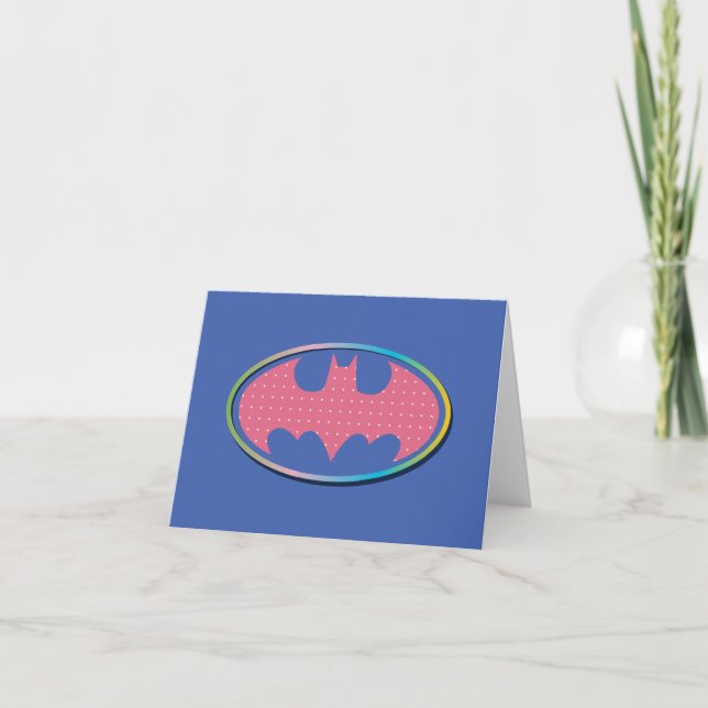 Batman | Rosa Polka-Dot-Logo (Vorderseite)