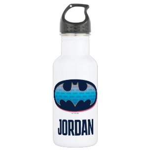 Batman Rosa Polka-Dot-Logo Edelstahlflasche