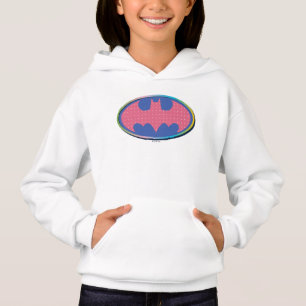 Batman   Rosa Polka-Dot-Logo Hoodie