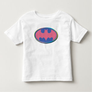 Batman Rosa Polka-Dot-Logo Kleinkind T-shirt