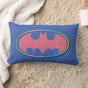 Batman Rosa Polka-Dot-Logo Lendenkissen