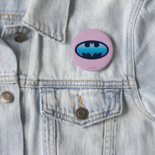 Batman Rosa und Blau Button