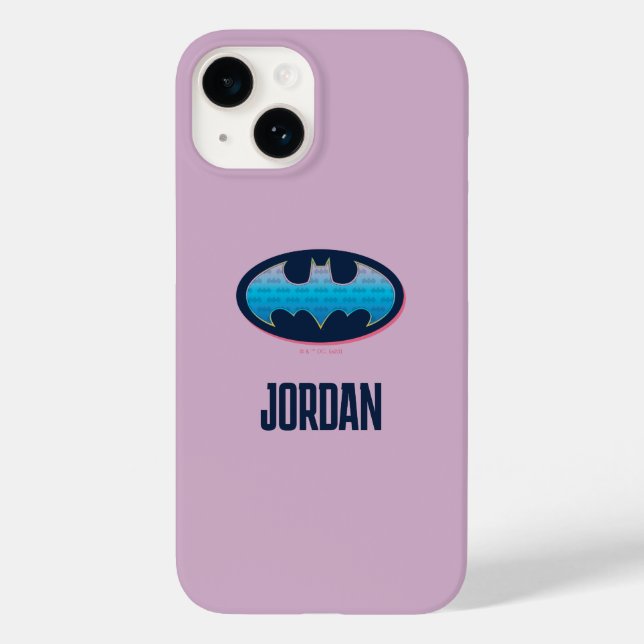 Batman | Rosa und Blau Case-Mate iPhone Hülle (Rückseite)