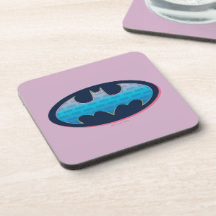 Batman   Rosa und Blau Getränkeuntersetzer