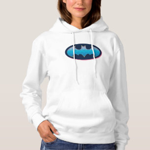 Batman Rosa und Blau Hoodie