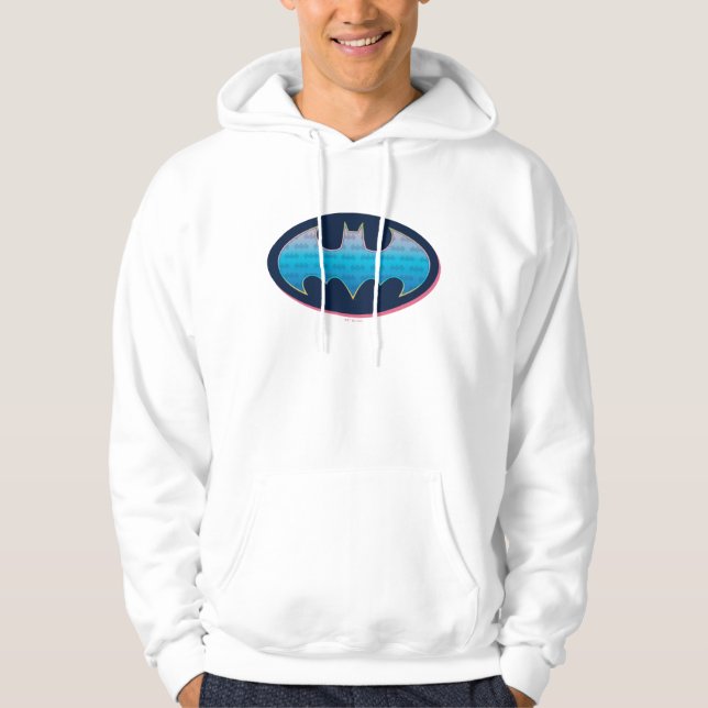Batman | Rosa und Blau Hoodie (Vorderseite)