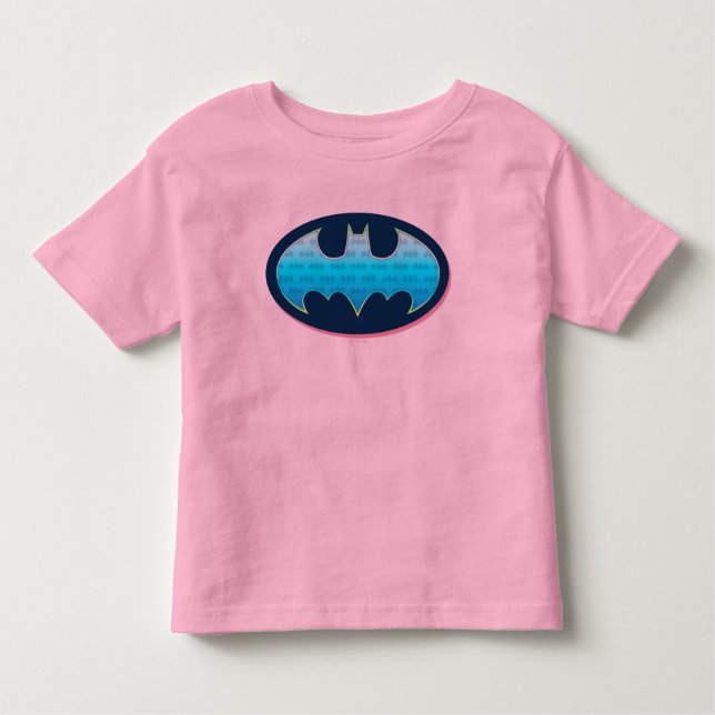 Batman | Rosa und Blau Kleinkind T-shirt (Vorderseite)