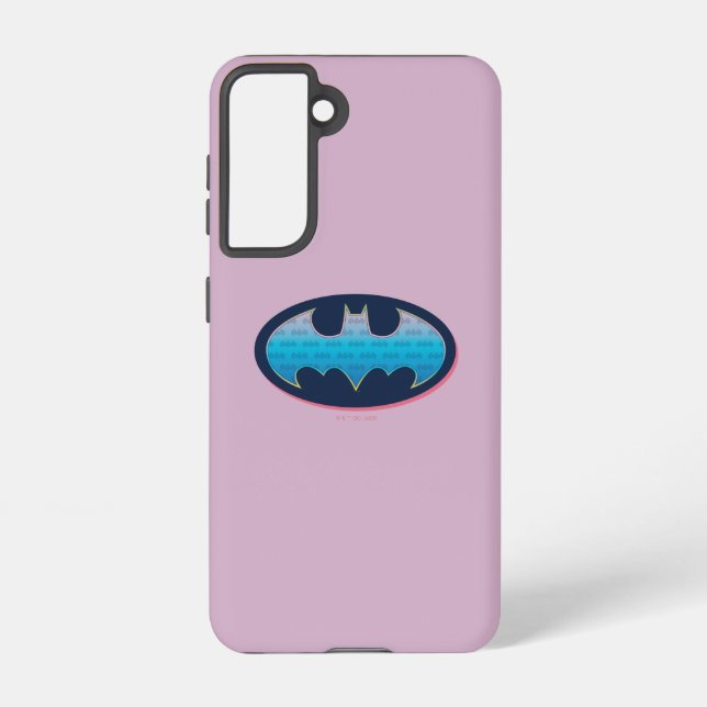 Batman | Rosa und Blau Samsung Galaxy Hülle (Rückseite)