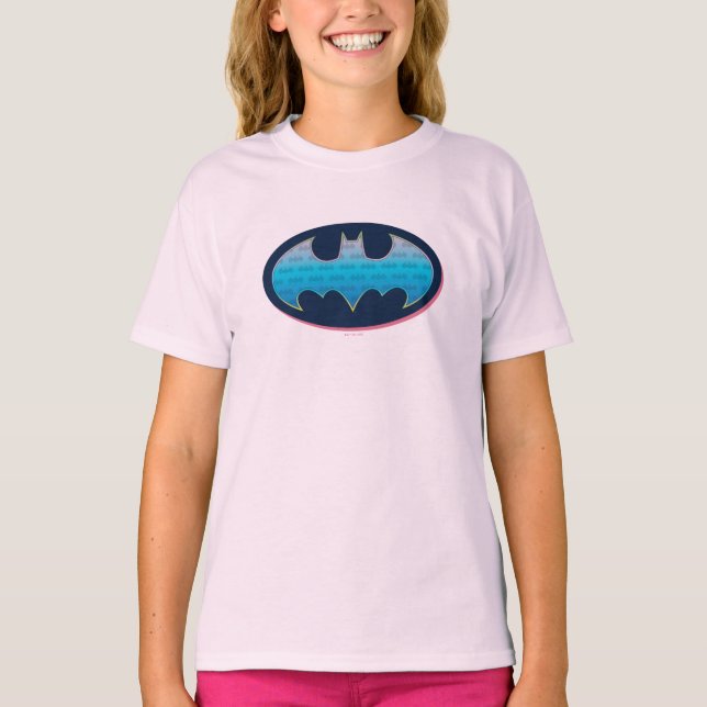 Batman | Rosa und Blau T-Shirt (Vorderseite)