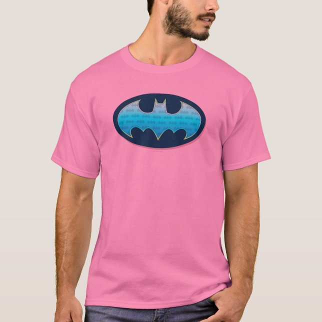 Batman | Rosa und Blau T-Shirt (Vorderseite)