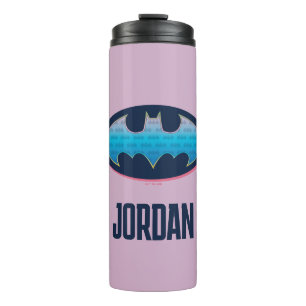 Batman   Rosa und Blau Thermosbecher