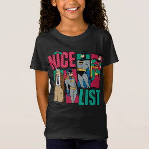 Batman Santa Nice Liste der Helden T-Shirt