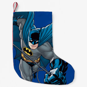 Batman schwingt aus dem Seil Kleiner Weihnachtsstrumpf
