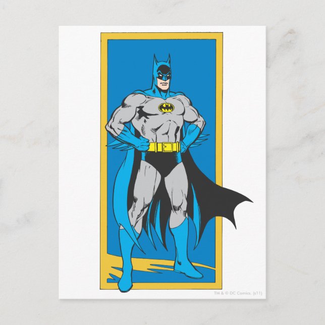 Batman Stands 2 Postkarte (Vorderseite)