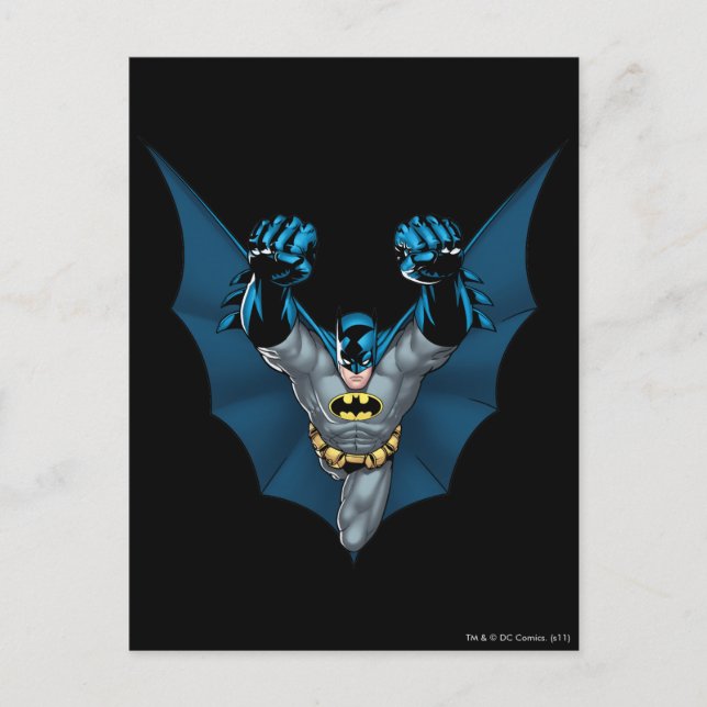 Batman Stands Postkarte (Vorderseite)