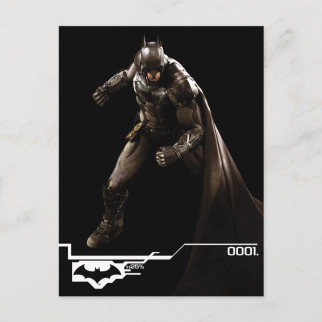 Batman Stehend mit Cape Postkarte (Vorderseite)