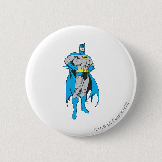 Batman steht aufrecht button (Vorderseite)