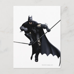 Batman Stepping On Line Postkarte