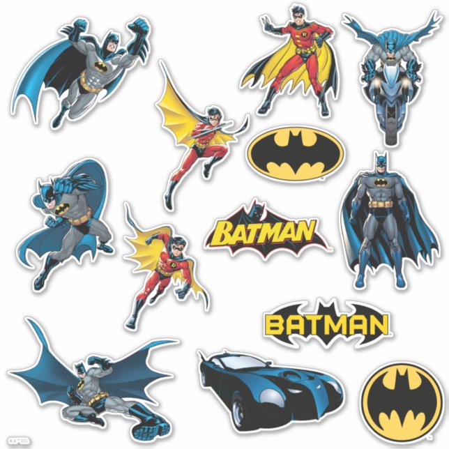 Batman Sticker Set (Vorderseite)
