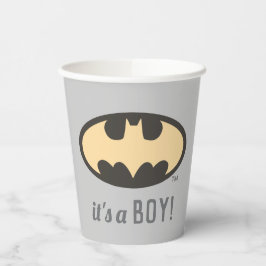 Batman Super Hero Baby Shower Pappbecher